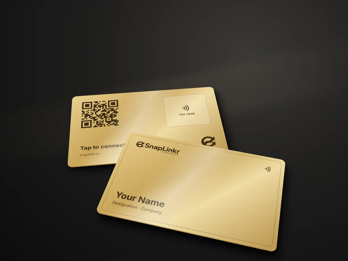 Gold SnapLinkr Edition Metal Card