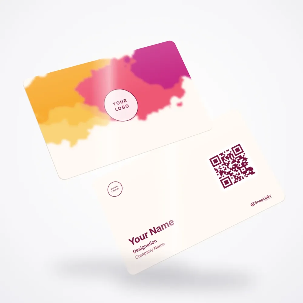 Watercolor Pattern PVC NFC Card