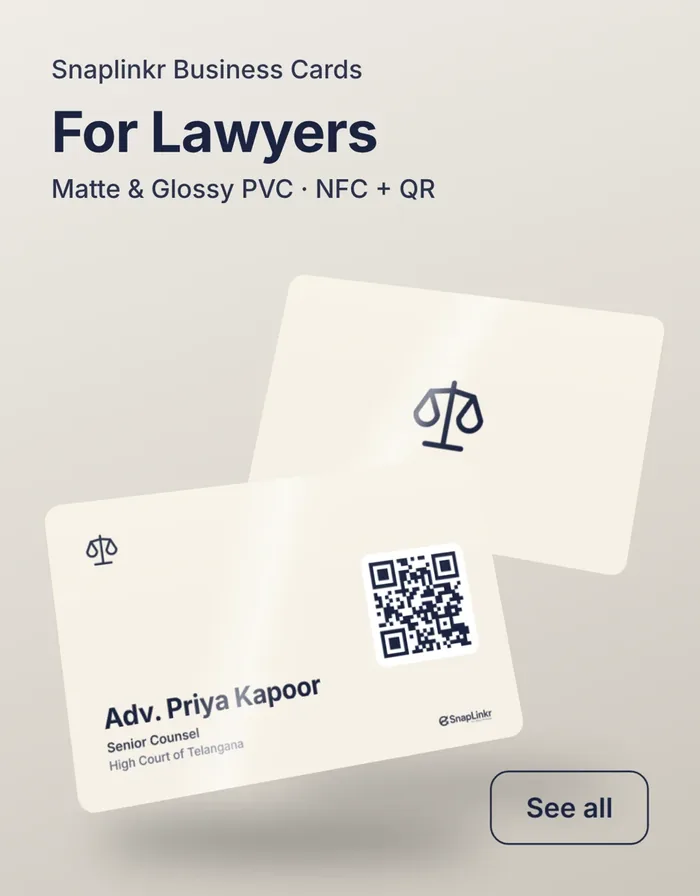 SnapLinkr cards for Lawyers